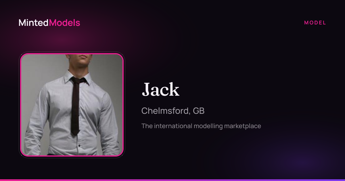 Jack — Model Profile — MintedModels