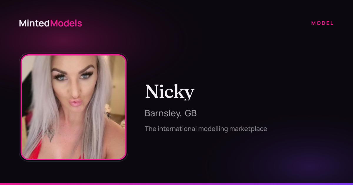 Nicky — Model Profile — MintedModels